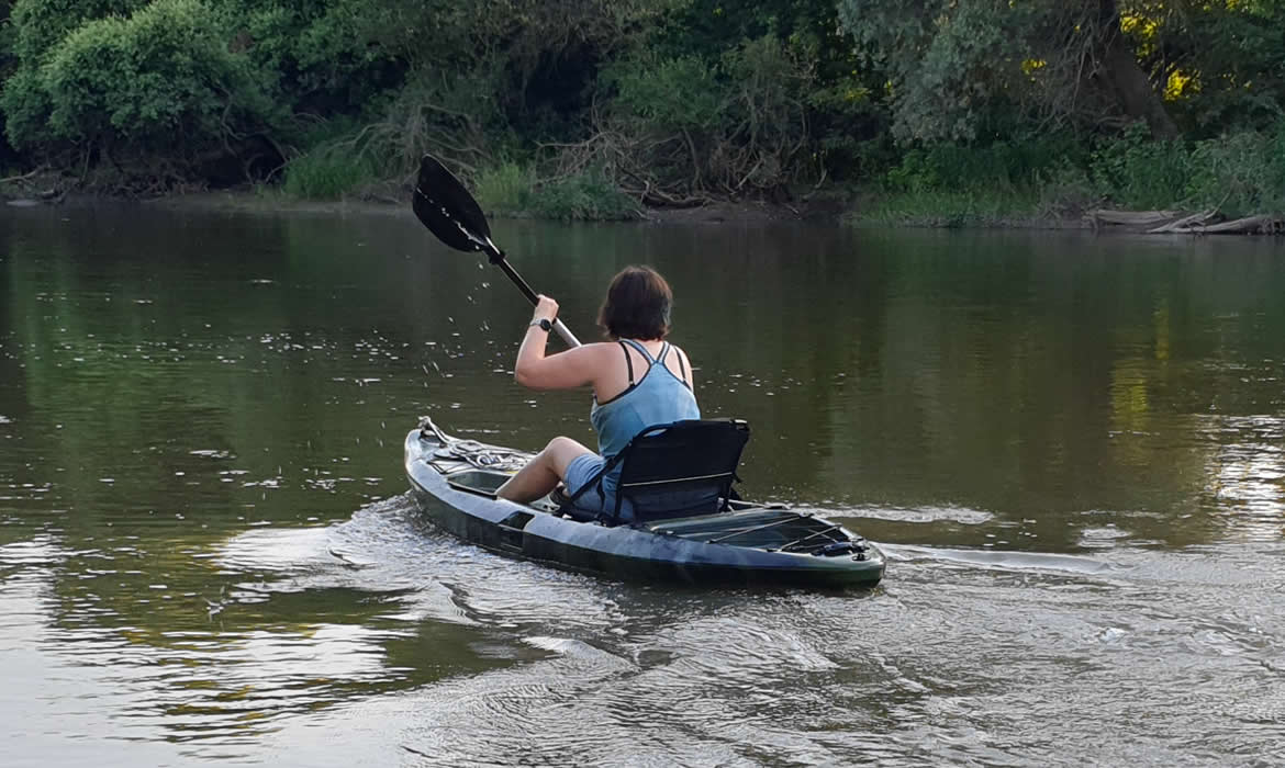 Horgászkajak stabilitási teszt Horgászkajak stabilitási teszt