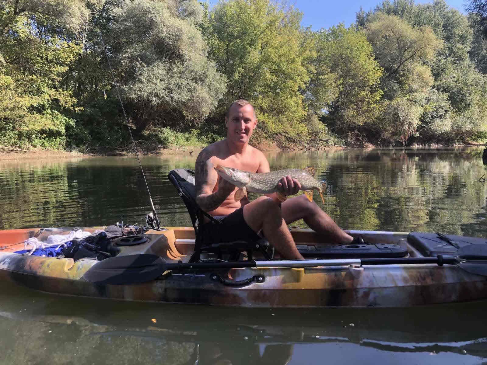 Horgászkajakos horgásztúra a Sajón Horgászkajakos horgásztúra a Sajón