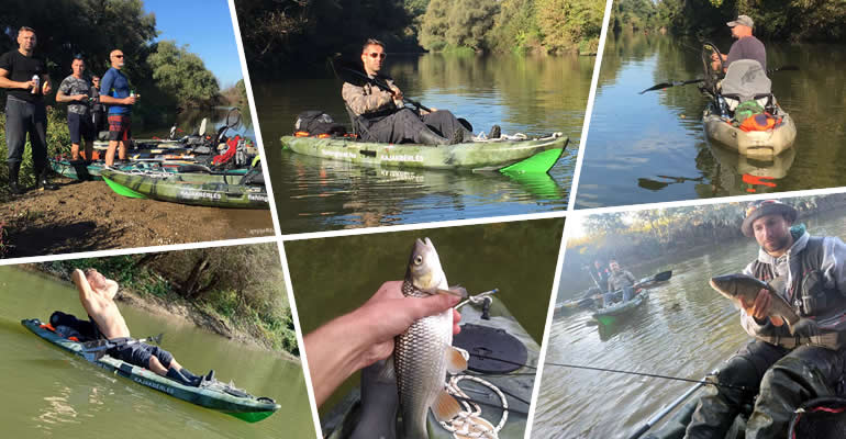 Horgászkajakos horgásztúra a Sajón Horgászkajakos horgásztúra a Sajón